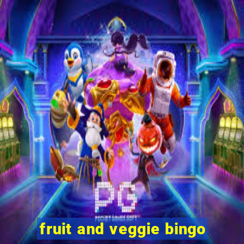 fruit and veggie bingo