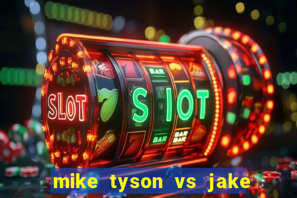 mike tyson vs jake paul assistir online