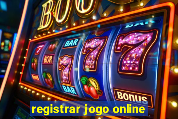 registrar jogo online