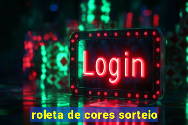 roleta de cores sorteio