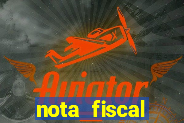 nota fiscal cruzeiro sp