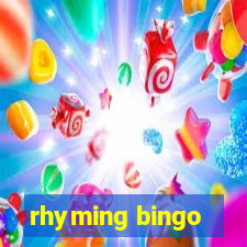 rhyming bingo