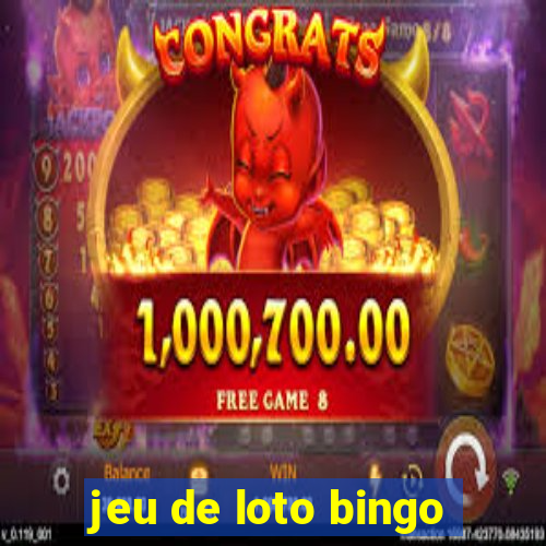 jeu de loto bingo