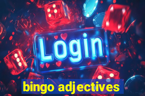 bingo adjectives