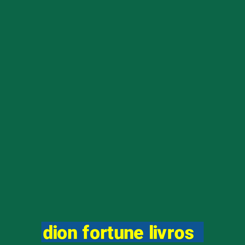 dion fortune livros