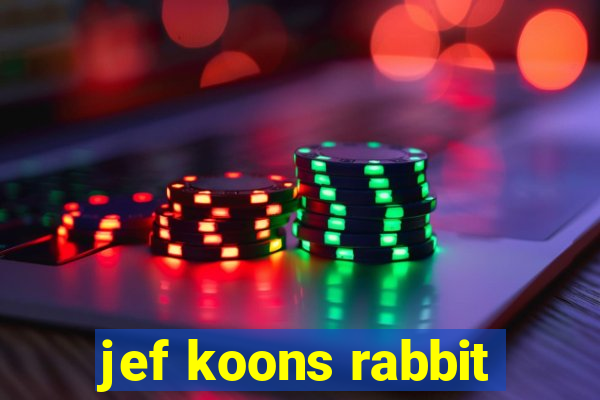 jef koons rabbit