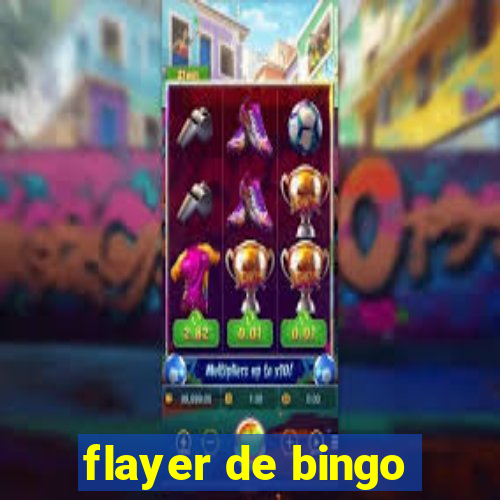 flayer de bingo