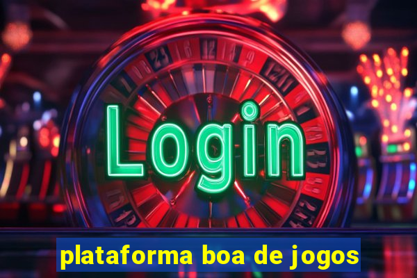 plataforma boa de jogos