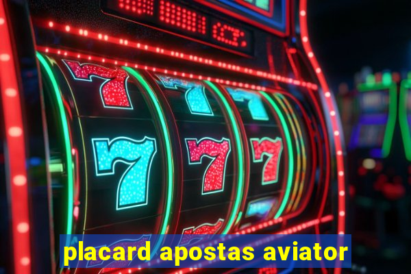 placard apostas aviator