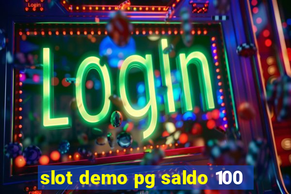 slot demo pg saldo 100