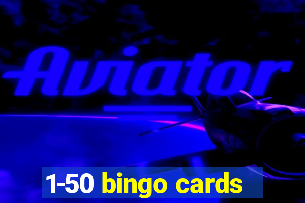 1-50 bingo cards