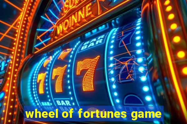 wheel of fortunes game