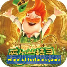 wheel of fortunes game