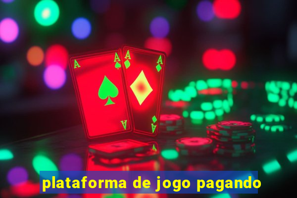 plataforma de jogo pagando