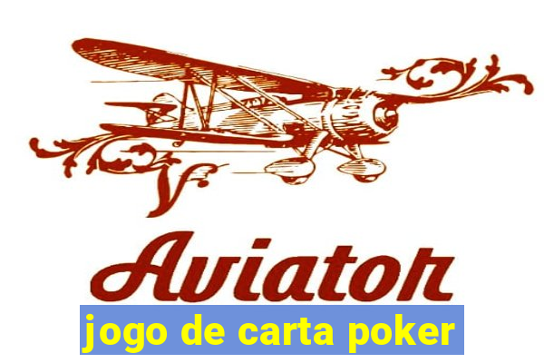 jogo de carta poker