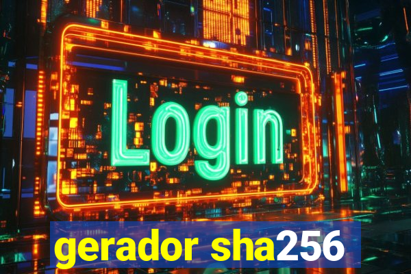 gerador sha256