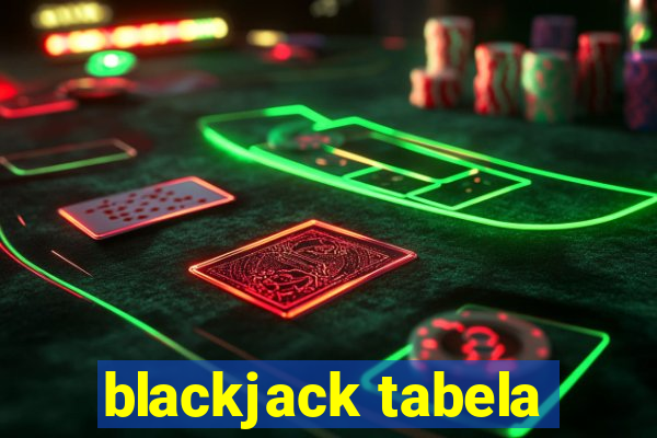 blackjack tabela