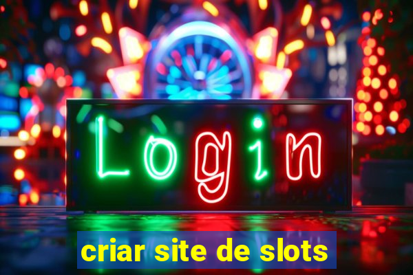 criar site de slots