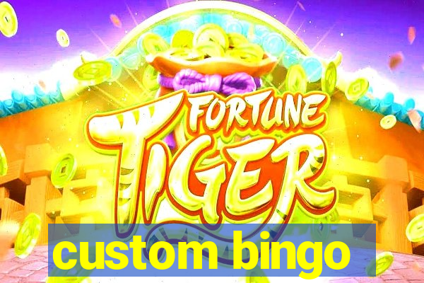 custom bingo