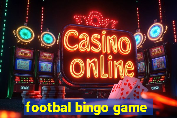 footbal bingo game