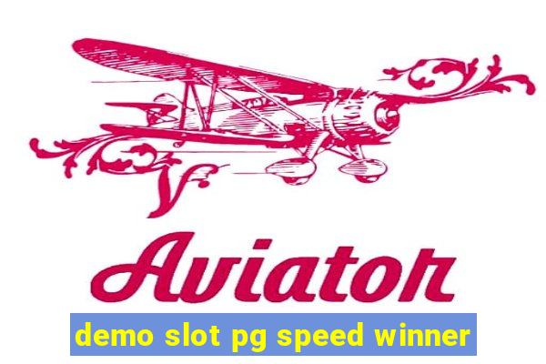 demo slot pg speed winner