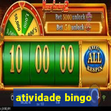 atividade bingo