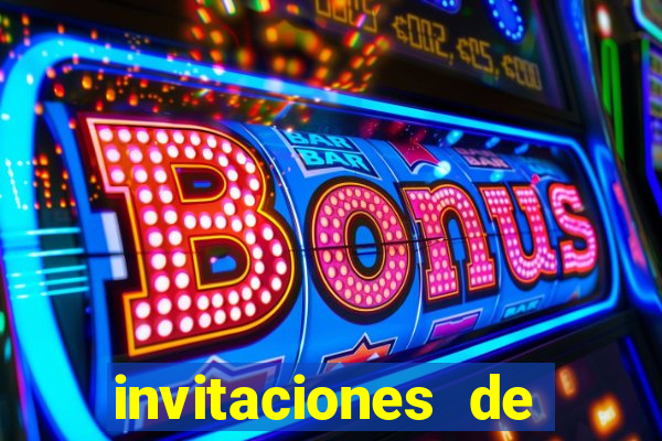 invitaciones de bingo para editar