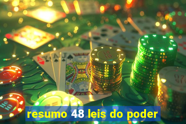 resumo 48 leis do poder