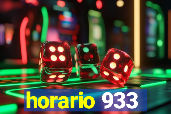 horario 933