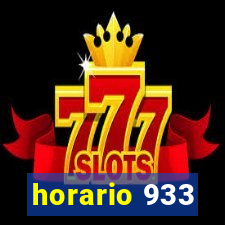 horario 933