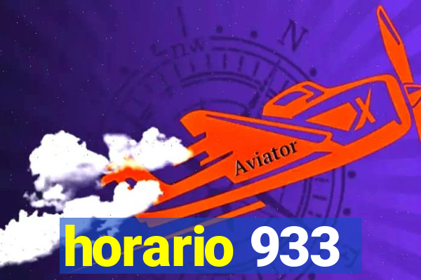 horario 933