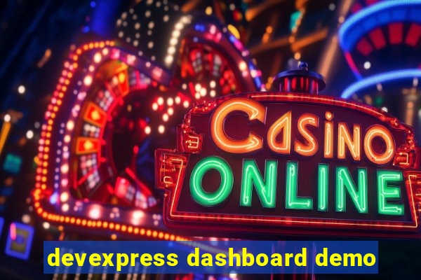 devexpress dashboard demo