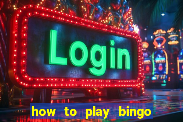 how to play bingo for money