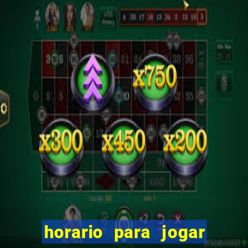 horario para jogar fortune mouse