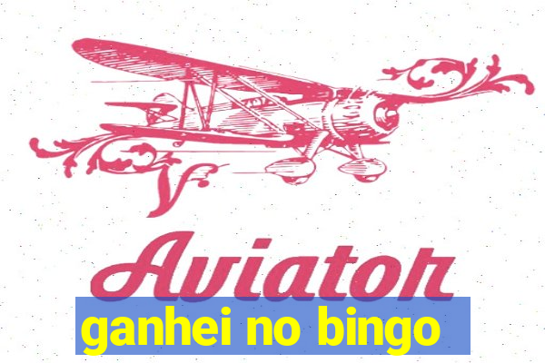 ganhei no bingo