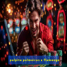 palpite palmeiras x flamengo