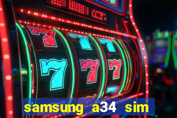 samsung a34 sim card slot