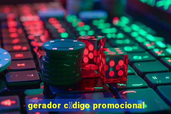 gerador c贸digo promocional