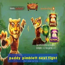 paddy pimblett next fight