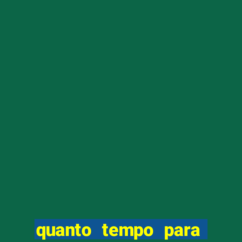 quanto tempo para cola de cano secar