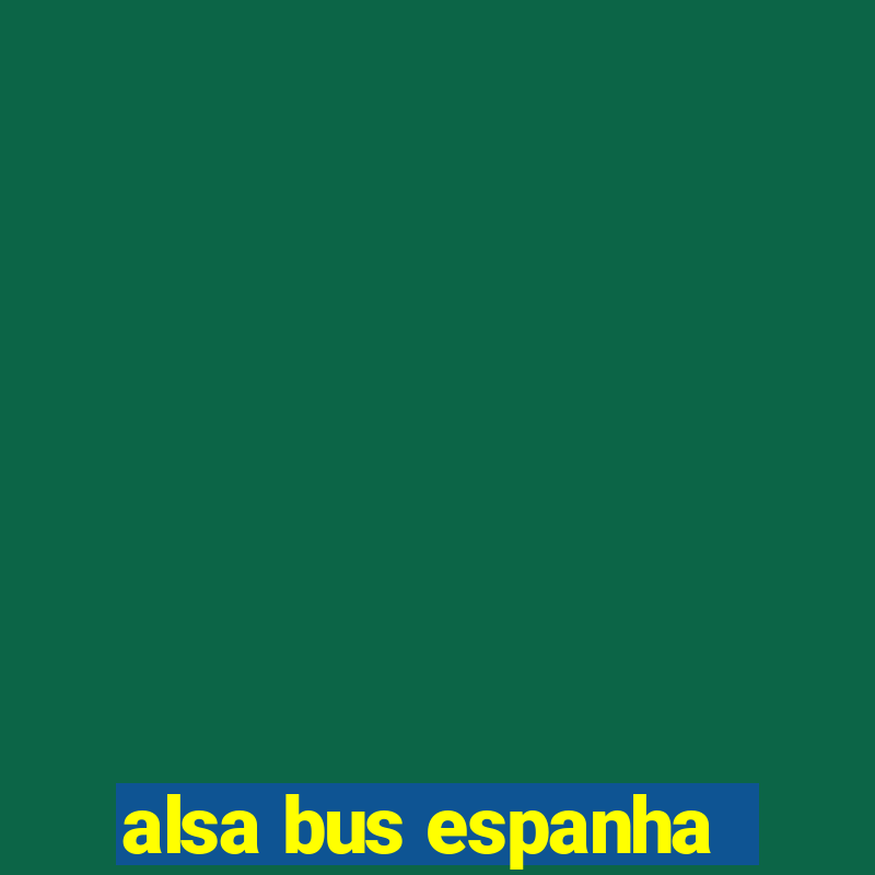 alsa bus espanha