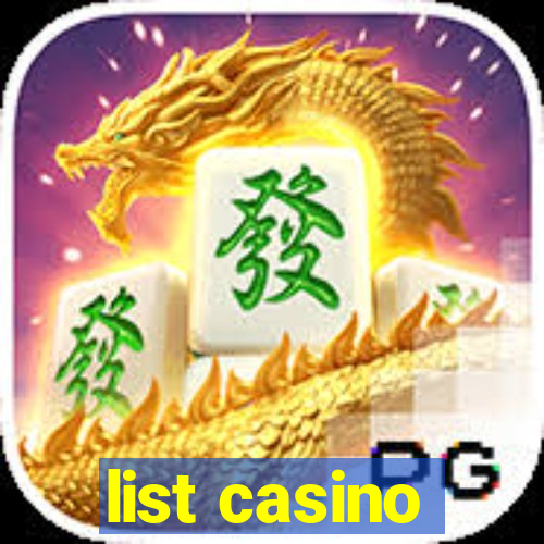 list casino