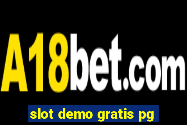 slot demo gratis pg