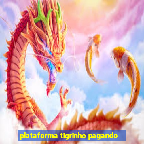 plataforma tigrinho pagando