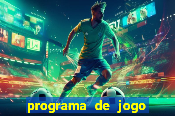 programa de jogo de futebol