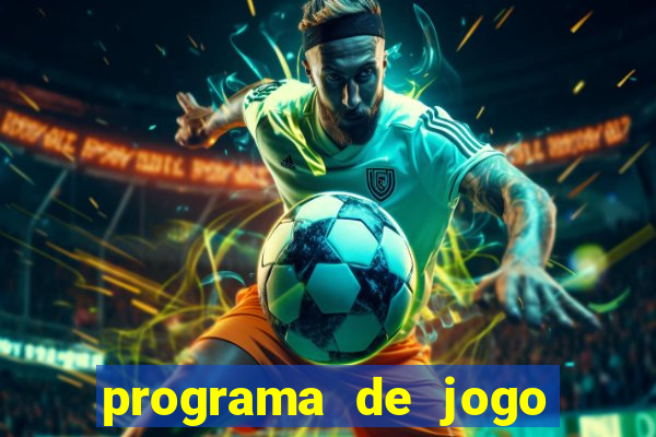 programa de jogo de futebol