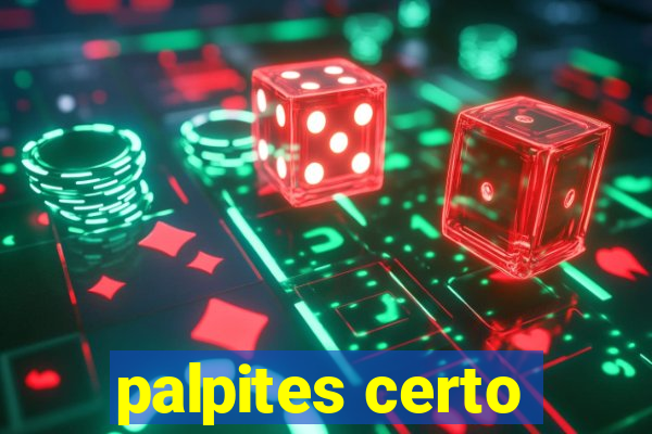 palpites certo