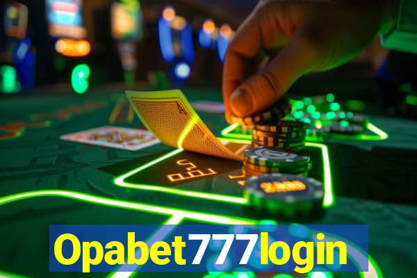 Opabet777login