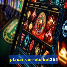 placar correto bet365