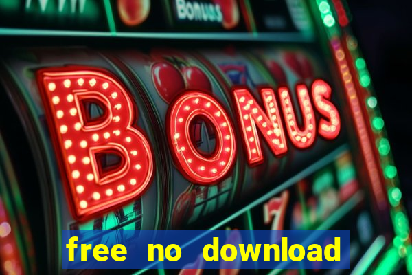 free no download slot machine games